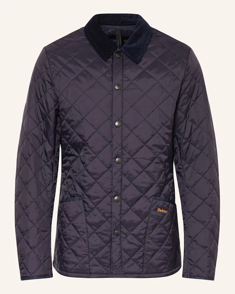 Barbour Steppjacke Heritage Liddesdale blau Dunkelblau