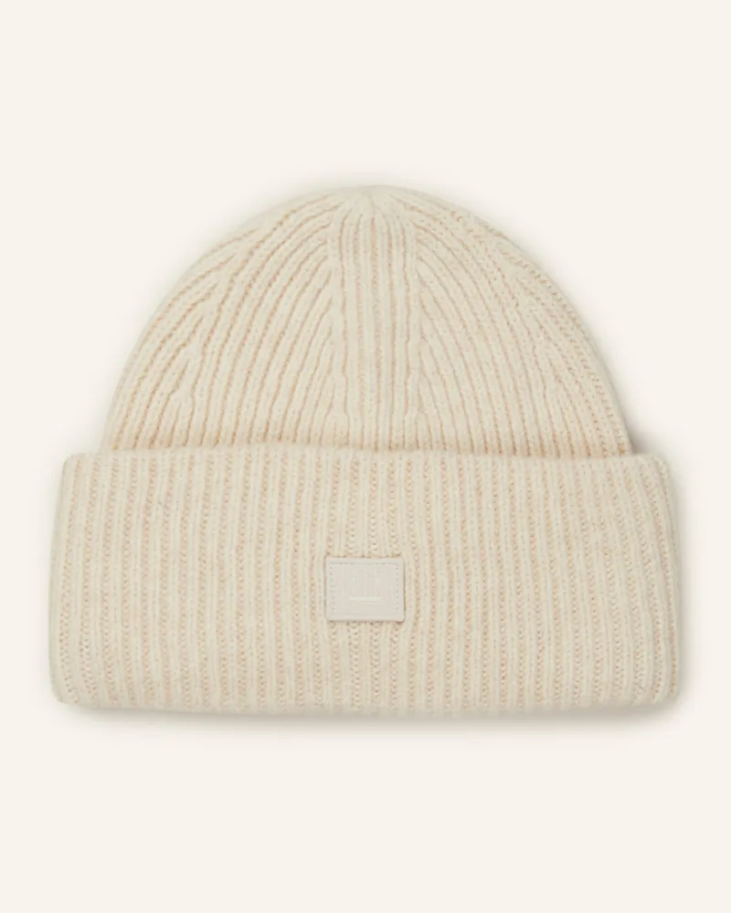 Acne Studios Mütze beige Ecru