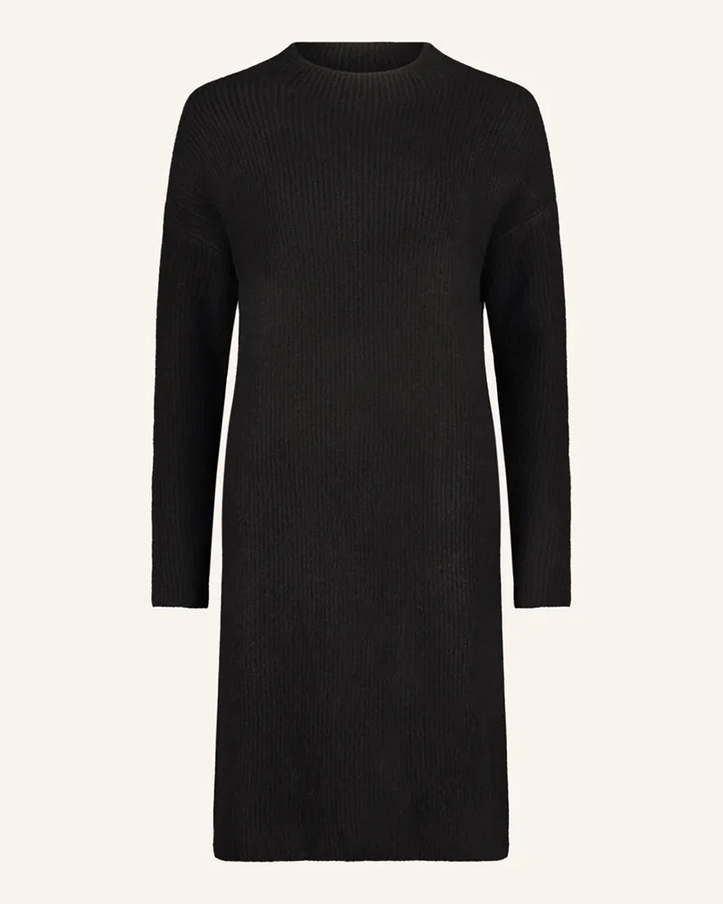Cartoon Strickkleid Schwarz