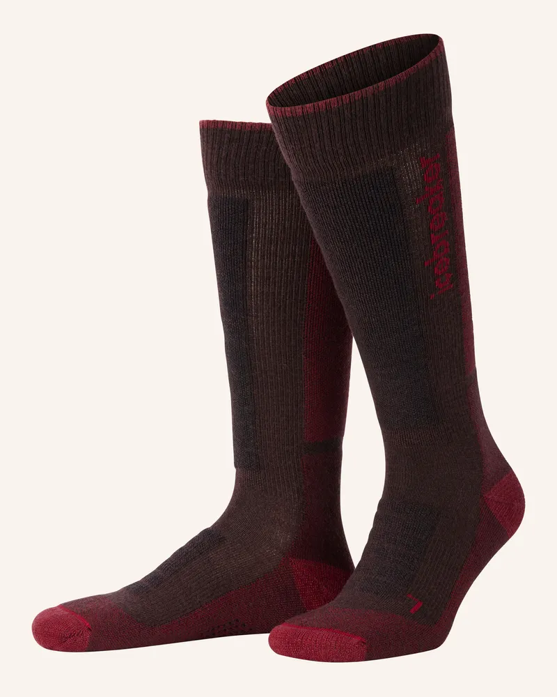 Icebreaker Skisocken Merino Blend Ski+ rot Dunkelrot