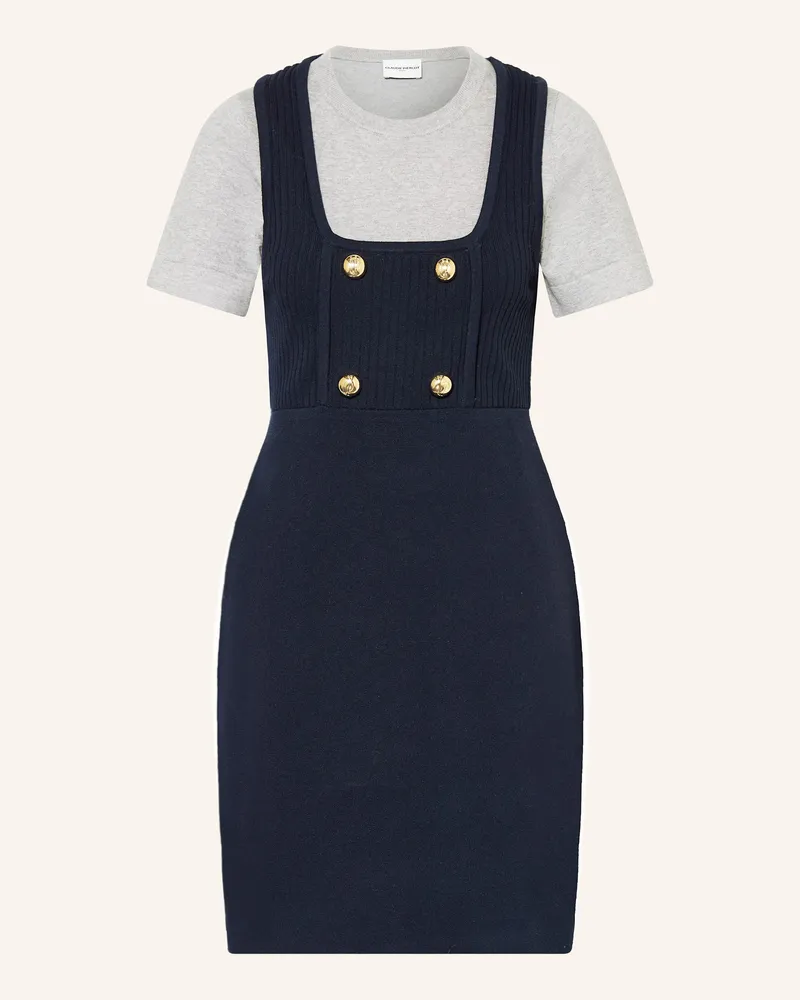 Claudie Pierlot Strickkleid Dunkelblau