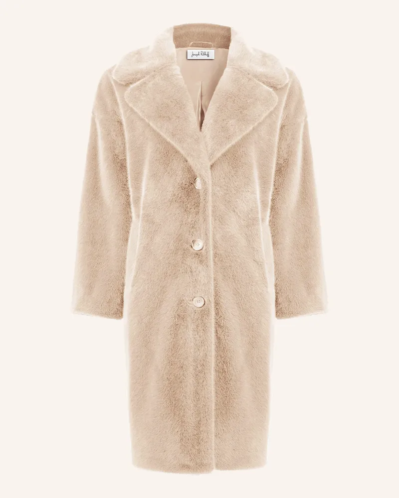 Joseph Ribkoff Kunstfell-Mantel Beige