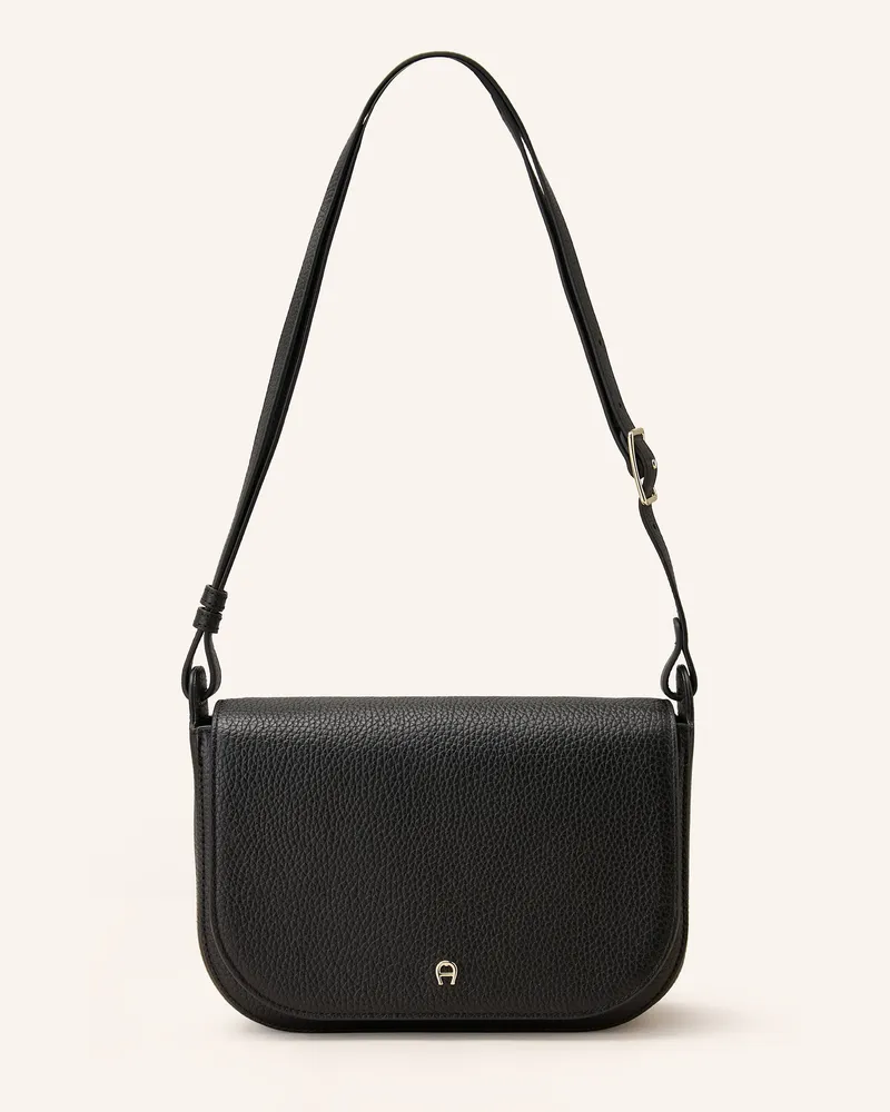 Aigner Umhängetasche Pura schwarz Schwarz