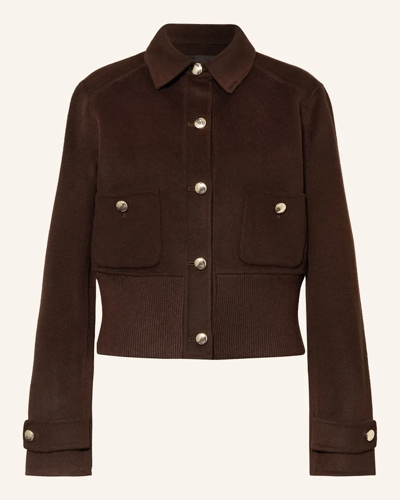 Maje Jacke Dunkelbraun