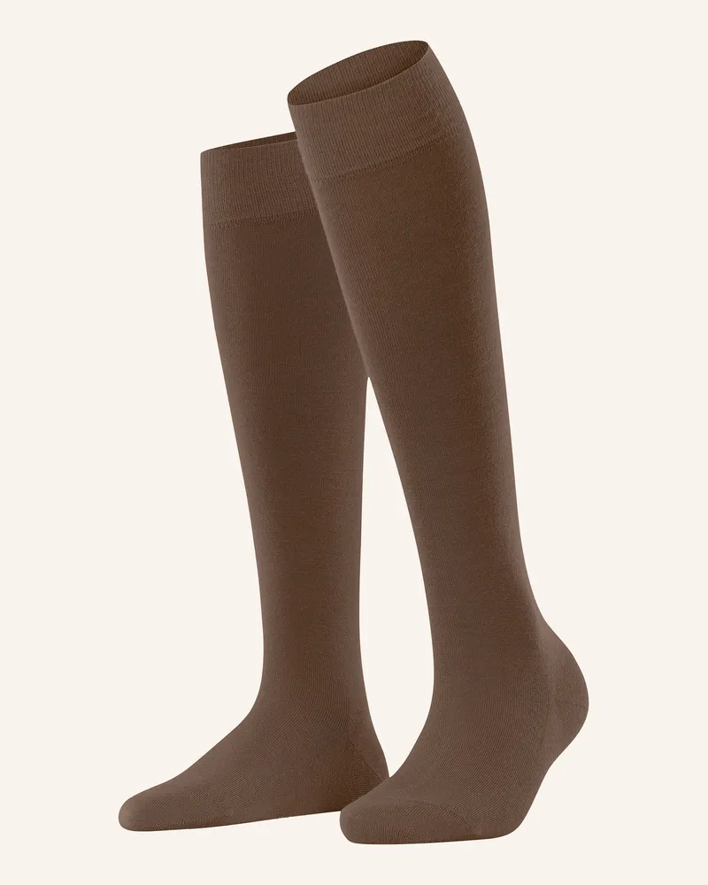 Falke Kniestrümpfe Softmerino Mit Merinowolle braun 5520