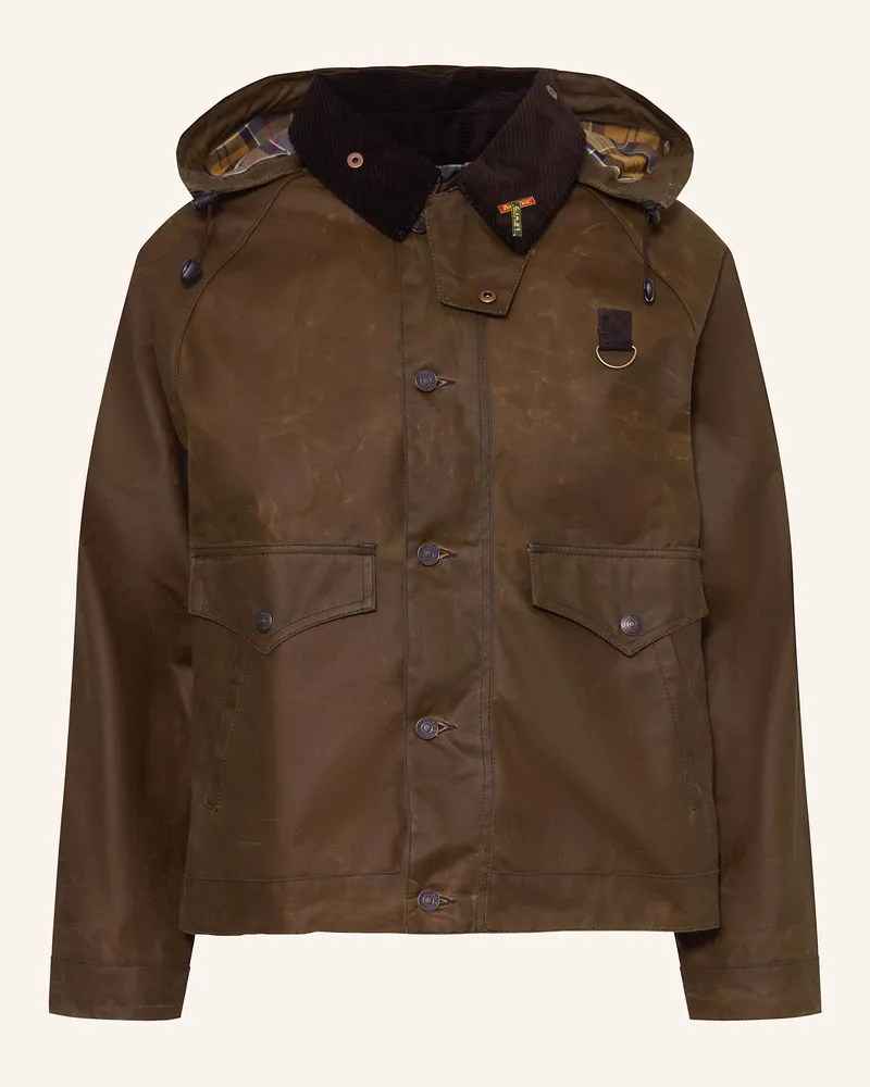 Barbour Fieldjacket SPEY WAX Braun