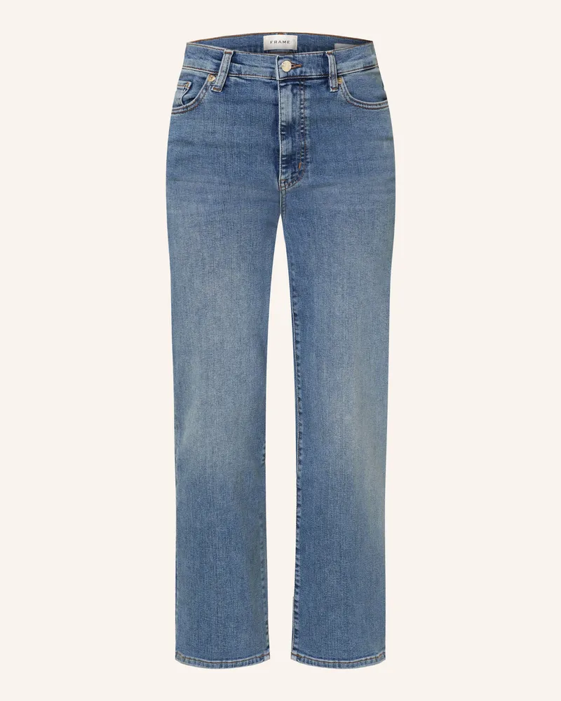 Frame Denim Straight Jeans Le Sleek blau Goss
