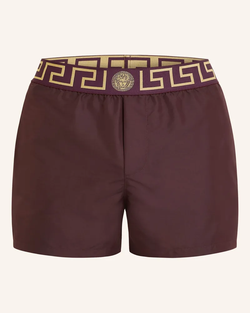 Versace Badeshorts Dunkellila