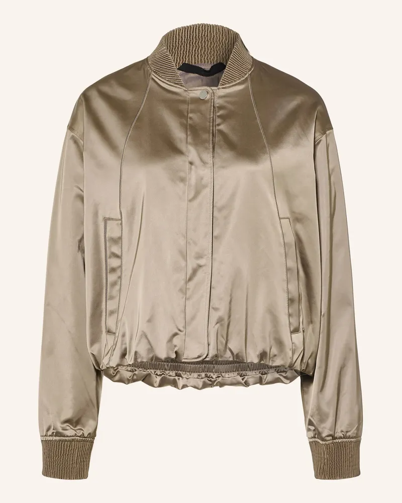 HUGO BOSS Satinblouson Petticali beige Taupe