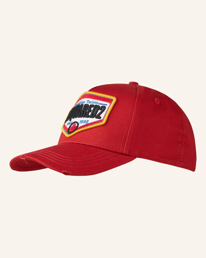 Dsquared2 Cap Dunkelrot