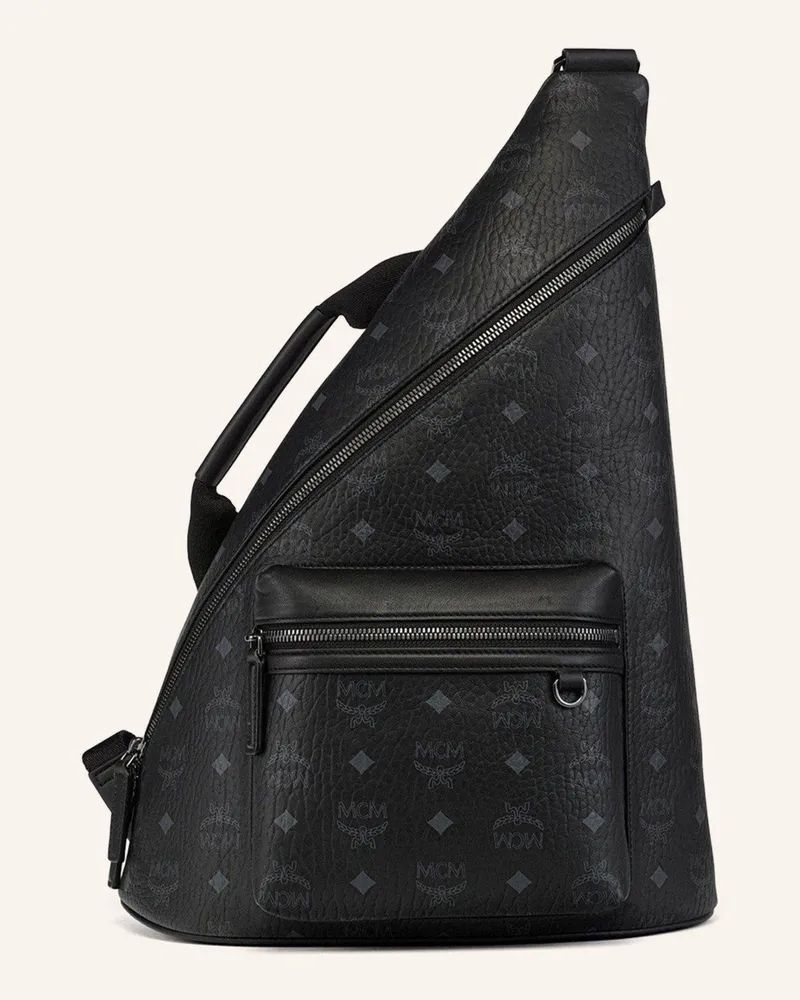 MCM Rucksack Visetos schwarz Black