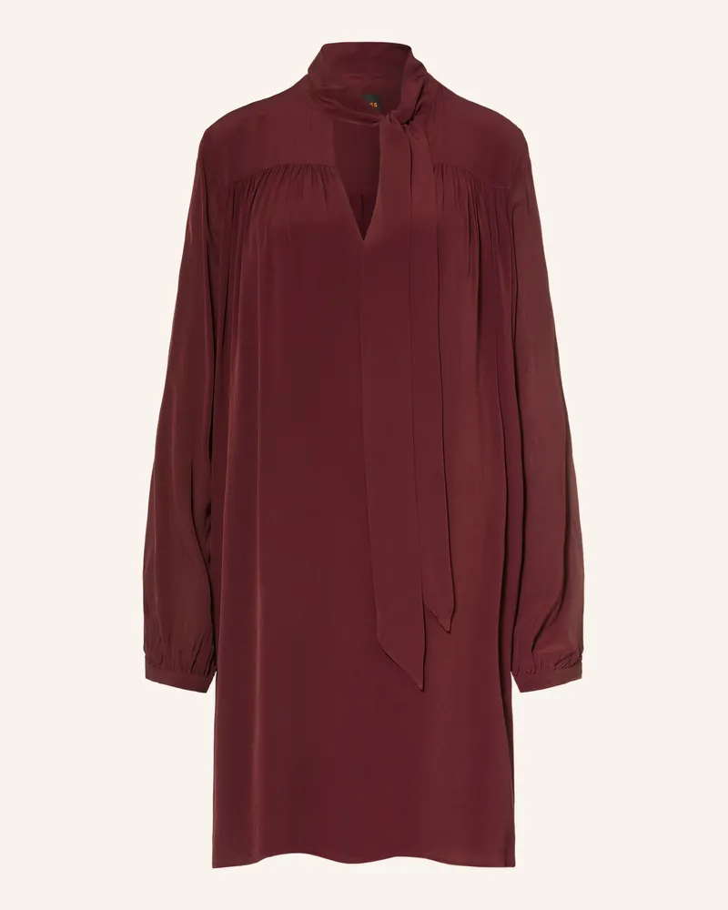HUGO BOSS Schluppenkleid Drystina rot Dunkelrot