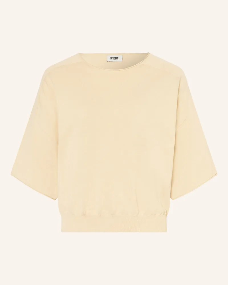 Drykorn Strickshirt Dilary gelb Creme