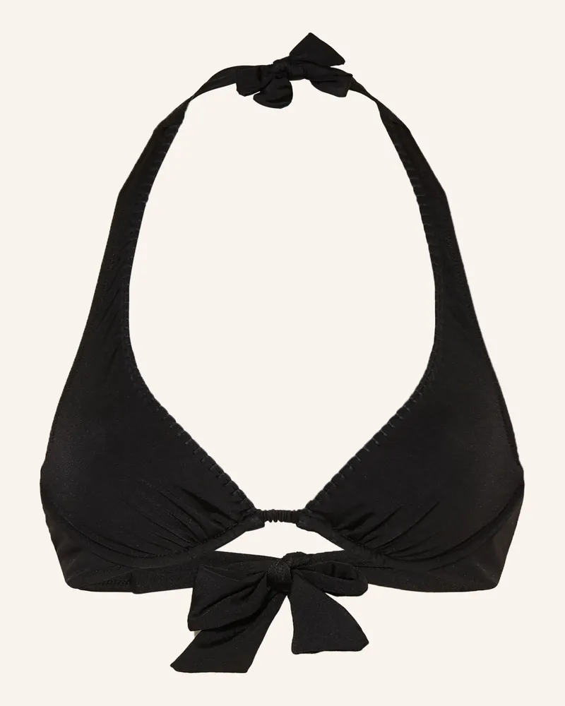 watercult Bügel-Bikini-Top Crafted Essentials schwarz Schwarz