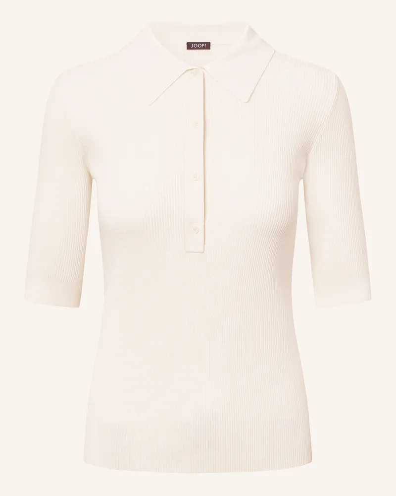 JOOP! Strick-Poloshirt KALILI Creme