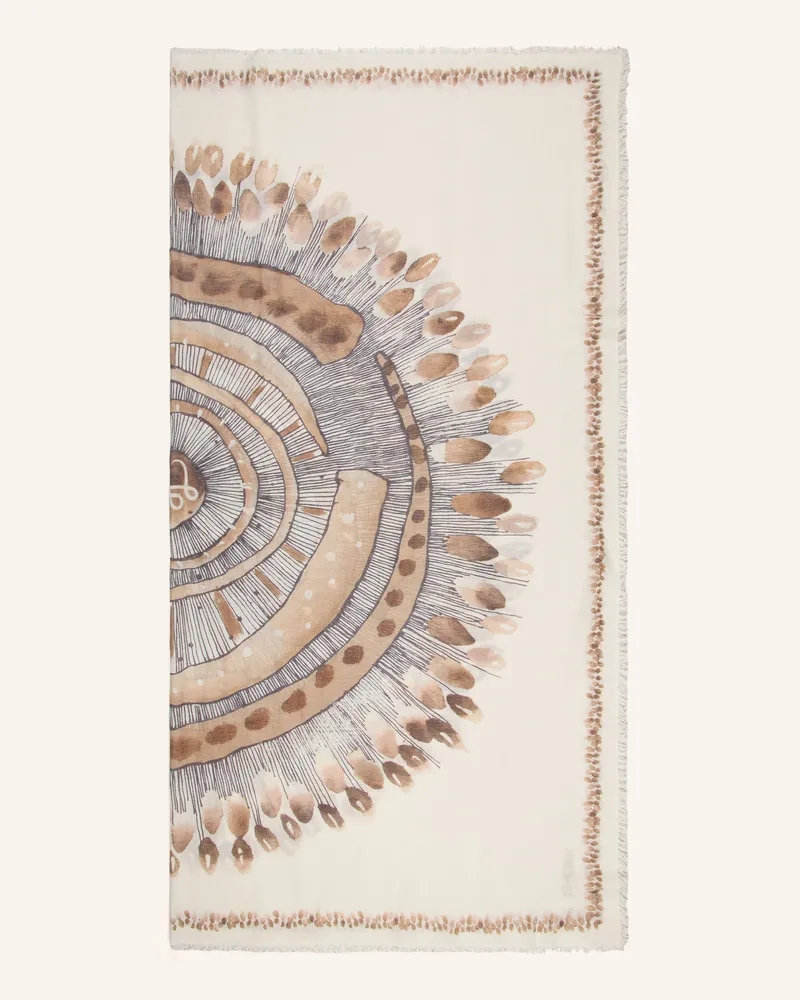 hemisphere Tuch Mit Cashmere braun Creme