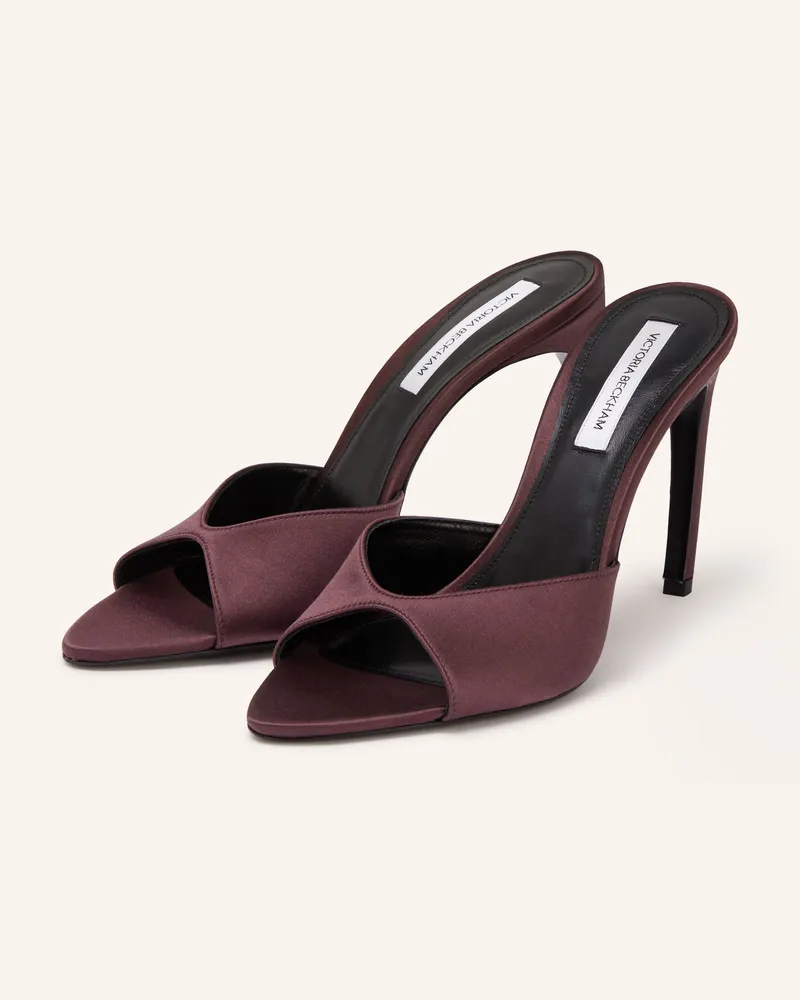 Victoria Beckham Mules Harlow rot Dunkelrot