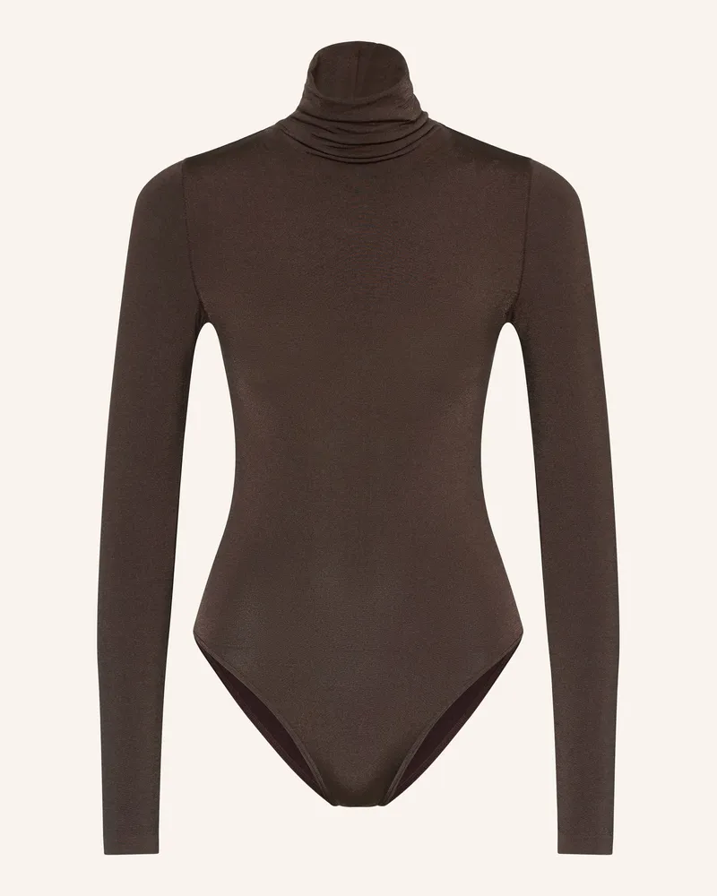 Wolford Strickbody COLORADO Dunkelbraun
