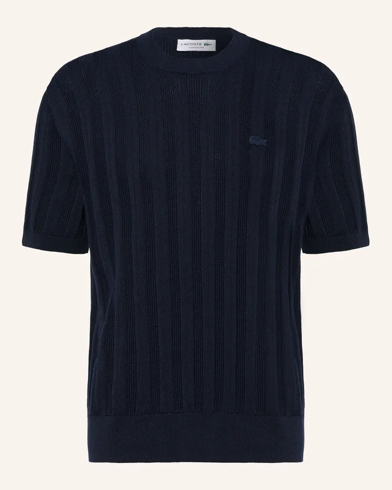 Lacoste Strickshirt blau Dunkelblau
