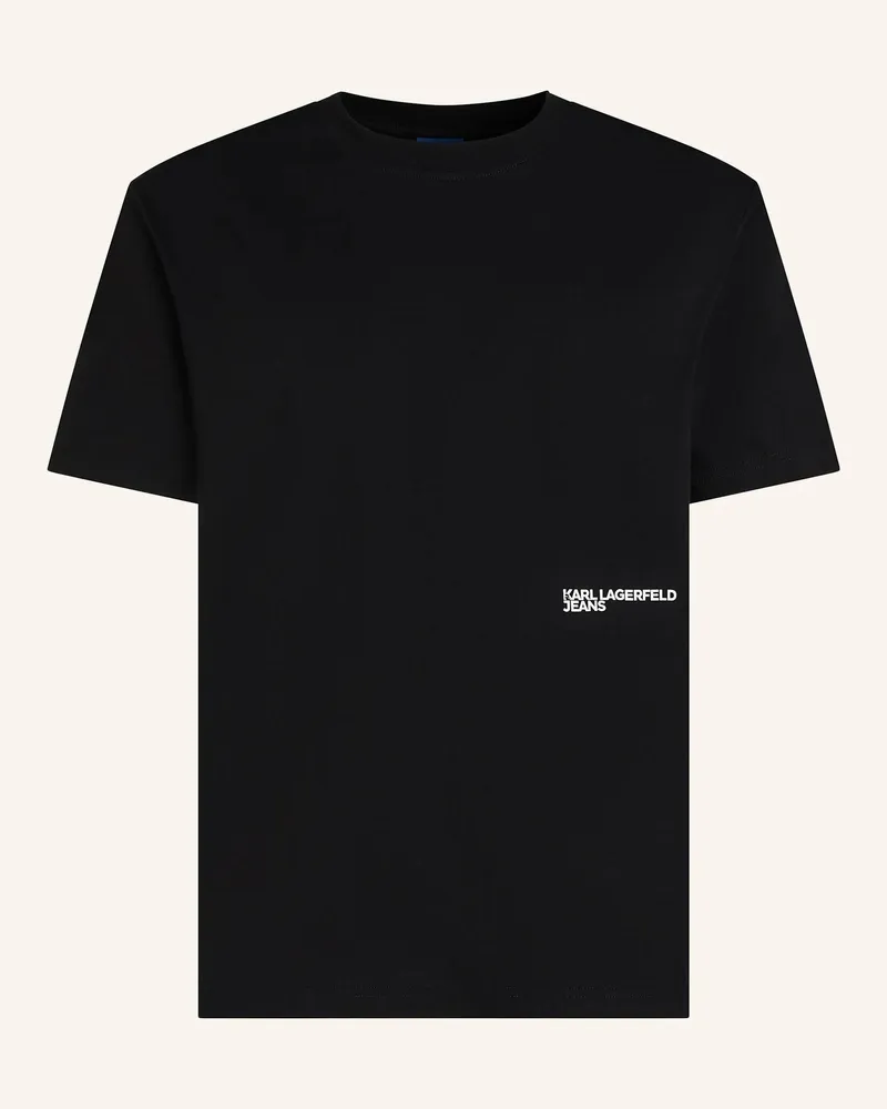 Karl Lagerfeld T-Shirt schwarz Schwarz