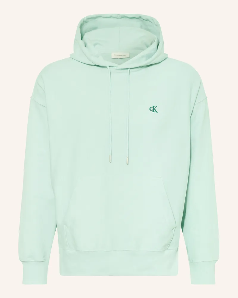 Calvin Klein Hoodie blau Türkis