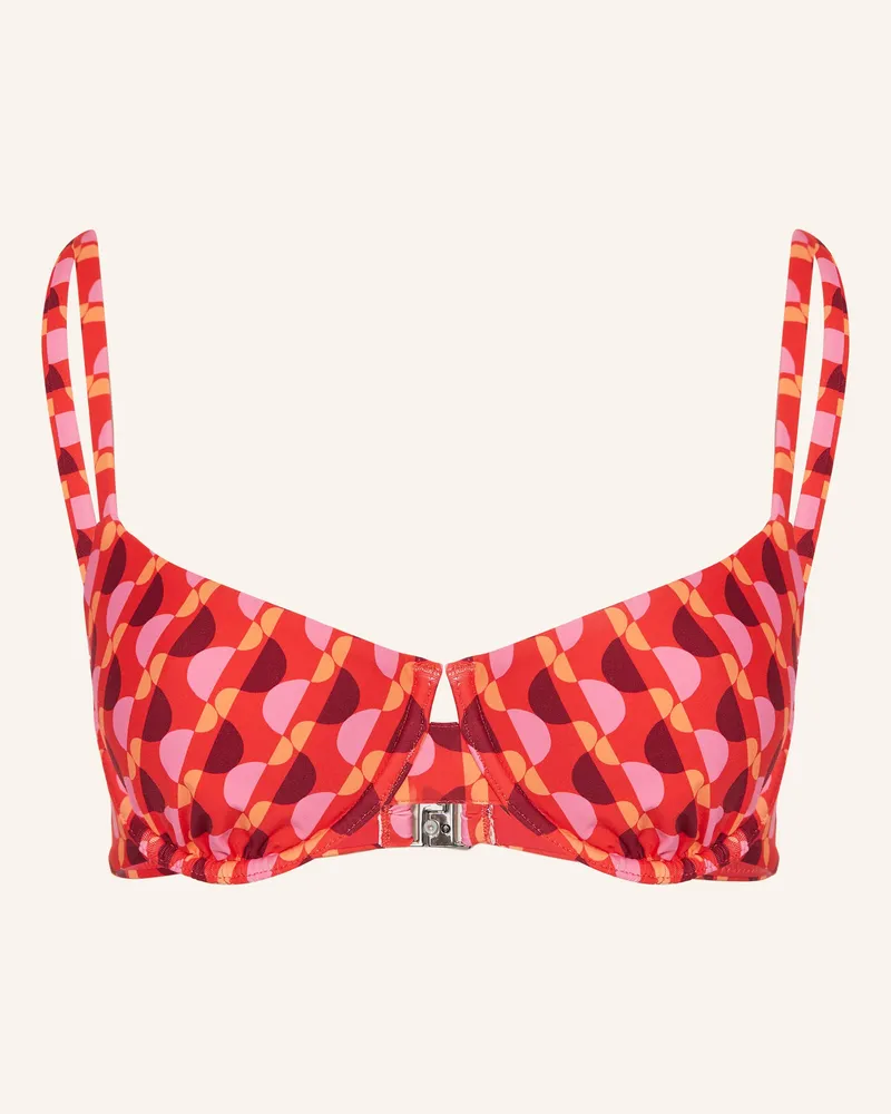 Seafolly Australia Bügel-Bikini-Top Sorrento Flame rot Rot