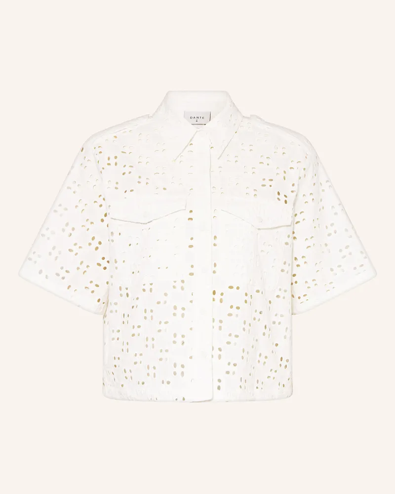 Dante6 Hemdbluse Toddy Aus Lochspitze weiss Ecru