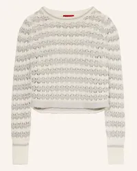 MAX&Co. Pullover ECCELSO mit Mohair und Glitzergarn Weiss