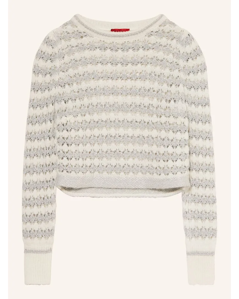 MAX&Co. Pullover ECCELSO mit Mohair und Glitzergarn Weiss