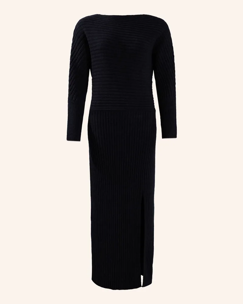 ADLYSH Strickkleid Mit Merinowolle schwarz Schwarz