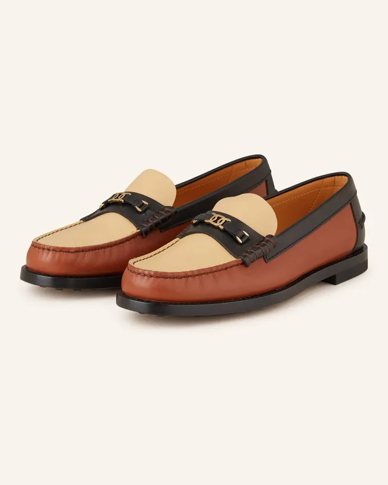 TOD'S Loafer - HELLBRAUN/ BRAUN Braun