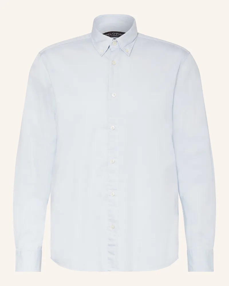 Marc O'Polo Hemd Regular Fit blau Hellblau