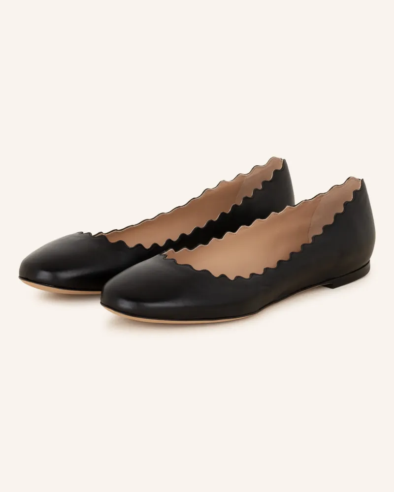 Chloé Ballerinas Lauren schwarz Schwarz