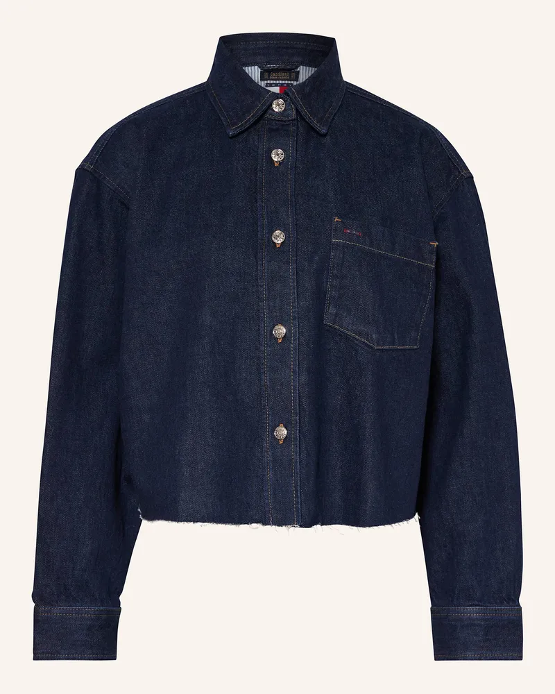 Tommy Hilfiger Jeansbluse Dunkelblau