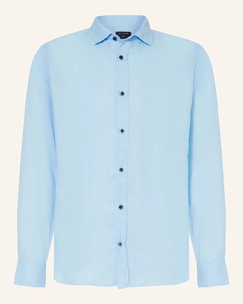 Olymp Hemd Casual Modern Fit blau Hellblau