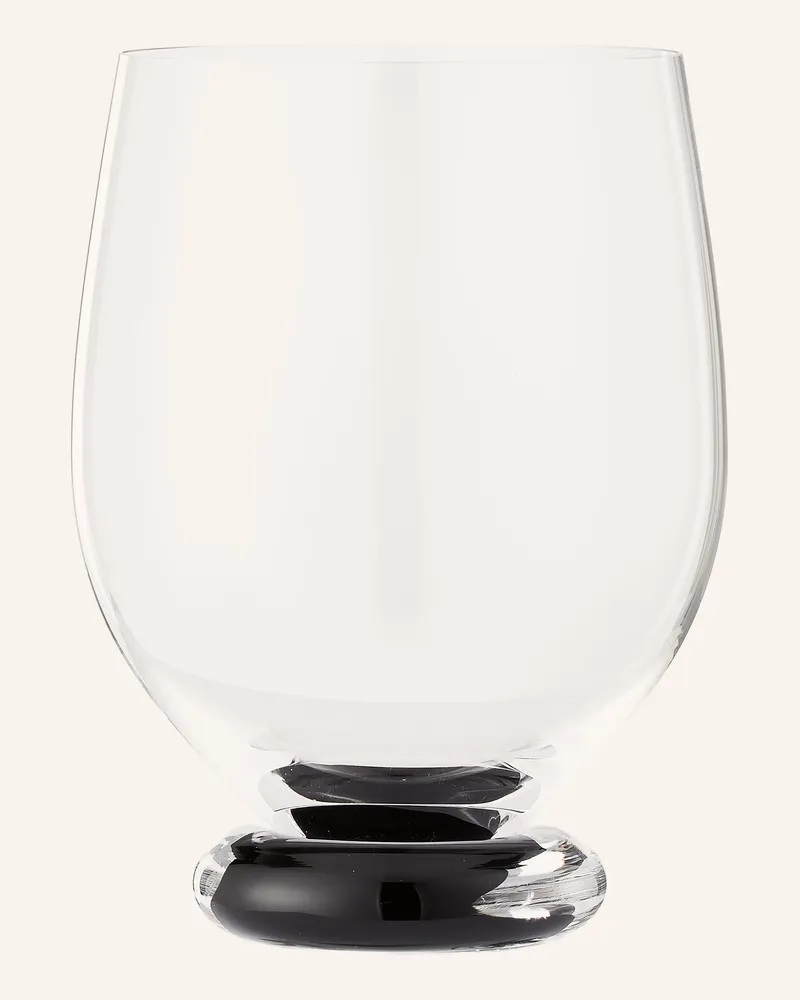 Riedel Trinkglas Fatto A Mano By Riedel Piccolo schwarz Weiss