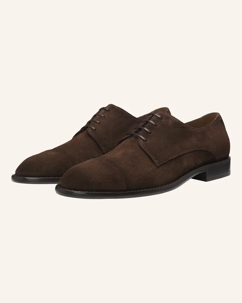 HUGO BOSS Business-Schnürschuh Derrek_Derb_Sdctfd braun Dunkelbraun