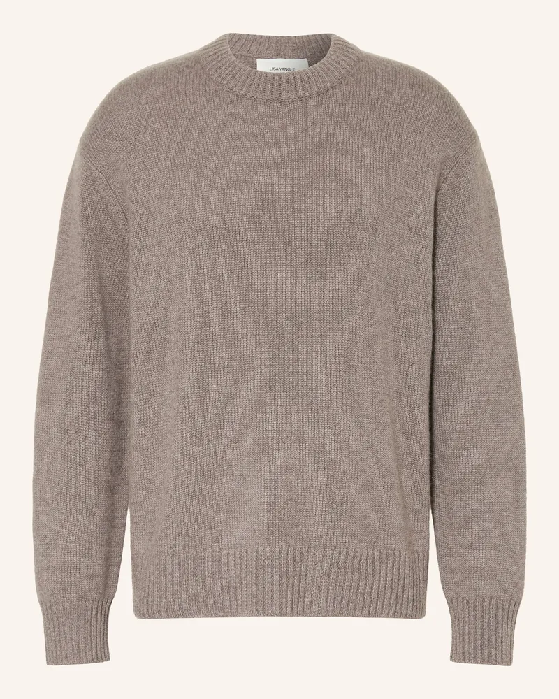 Lisa Yang Cashmere-Pullover Kristian beige Taupe