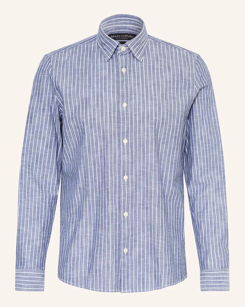 Marc O'Polo Hemd Shaped Fit Grau