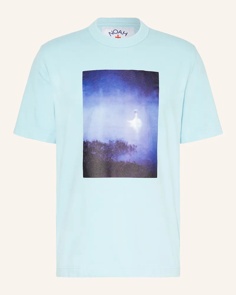 Barbour T-Shirt ARCHIVE SWAN Hellblau