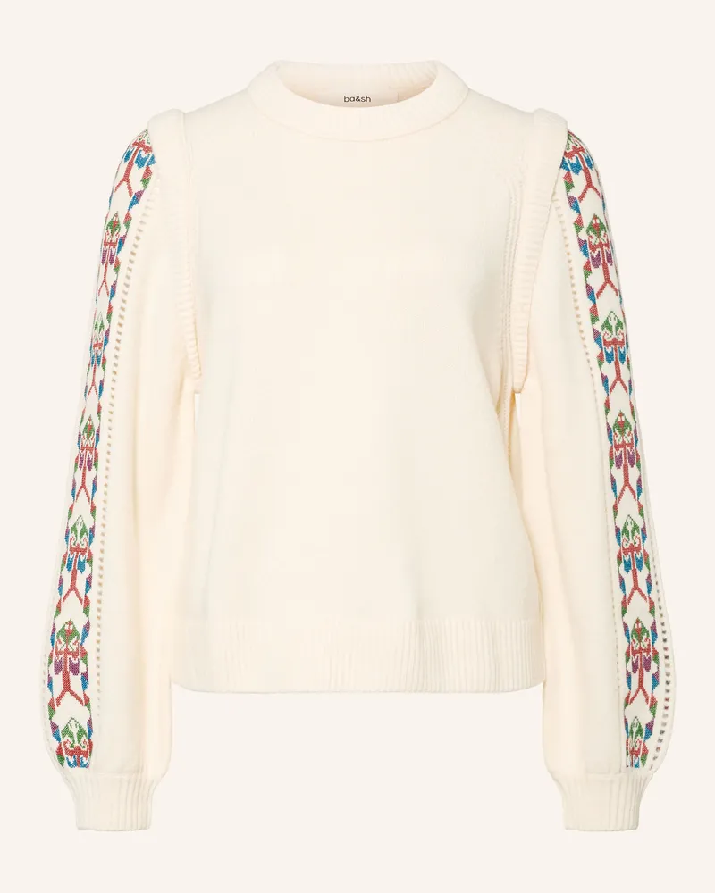 ba&sh Pullover Elda weiss Ecru