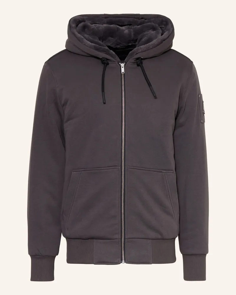 Moose Knuckles Sweatjacke Bunny grau Dunkelgrau