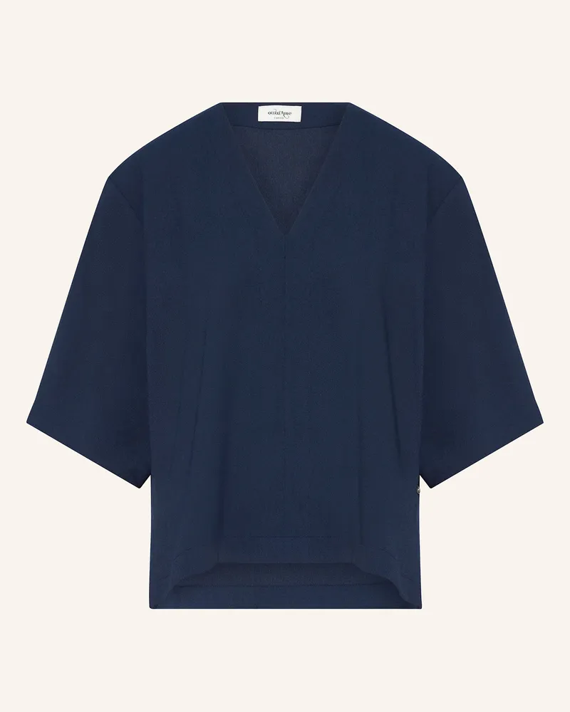 ottod’Ame Blusenshirt LUNA mit 3/4-Arm Dunkelblau