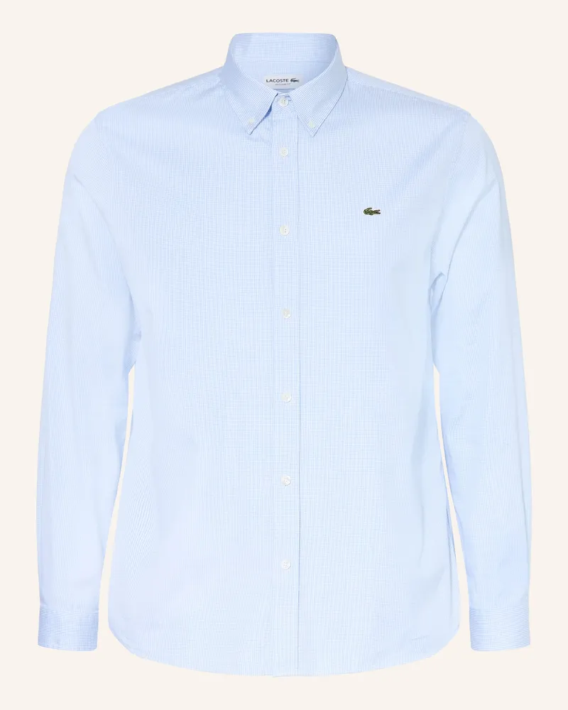 Lacoste Hemd Regular Fit Hellblau