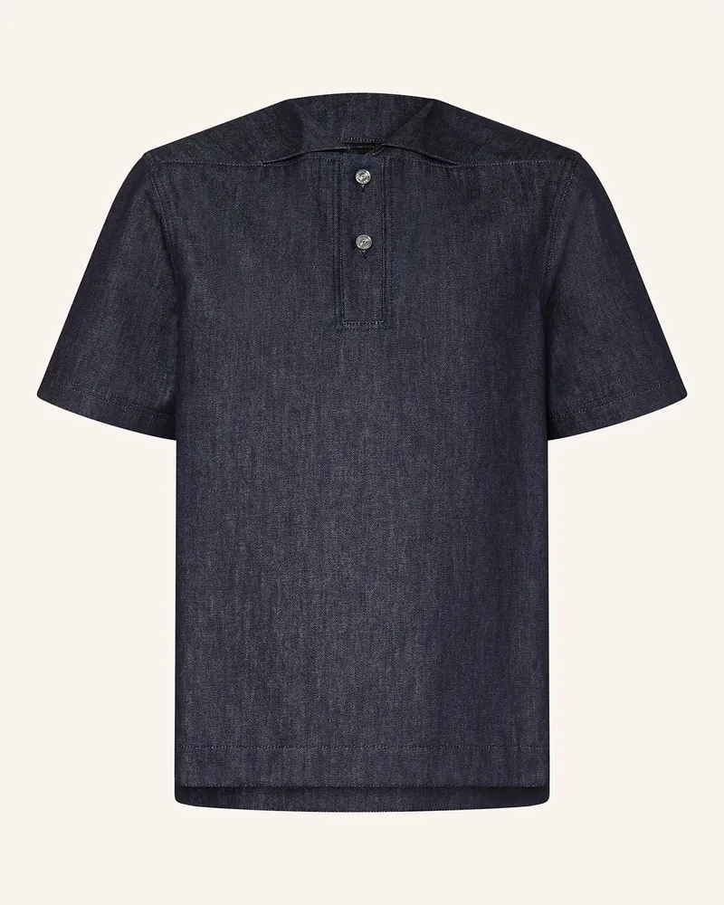 Lacoste Jeansshirt Dunkelblau