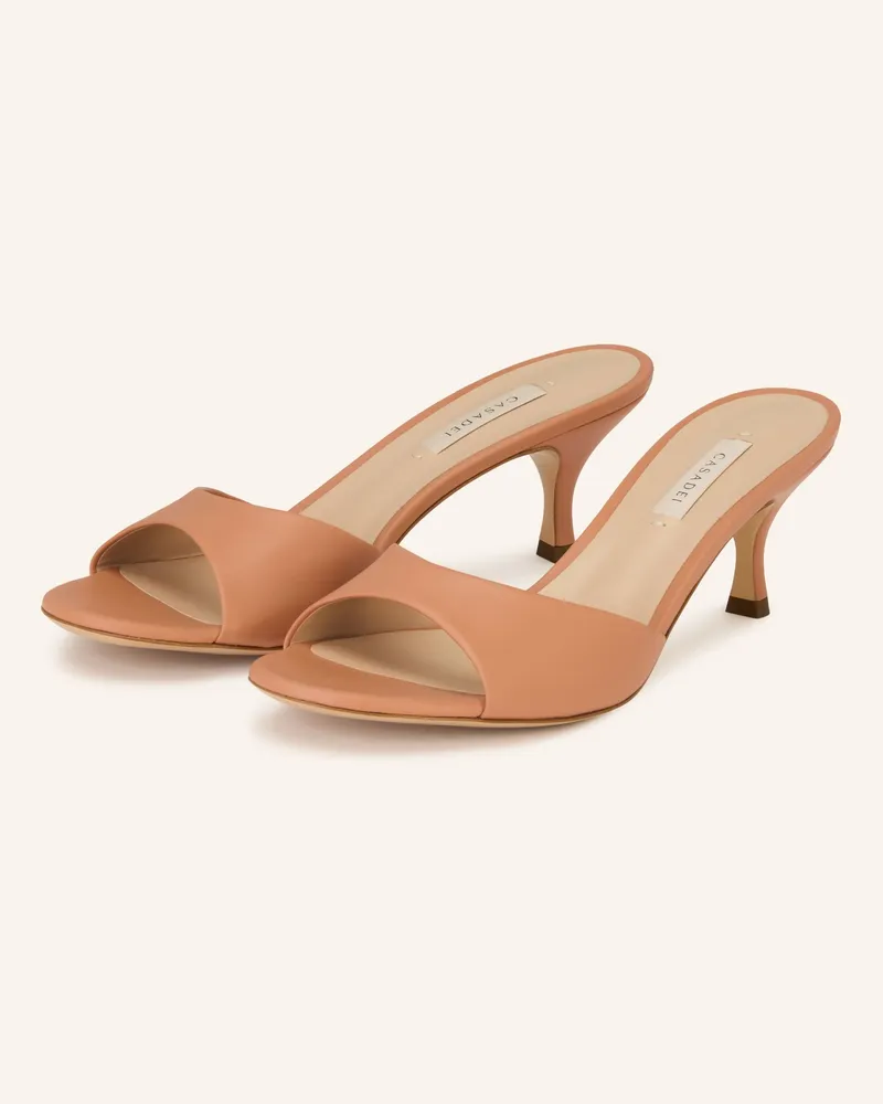 Casadei Mules Julia Jolly braun Lachs