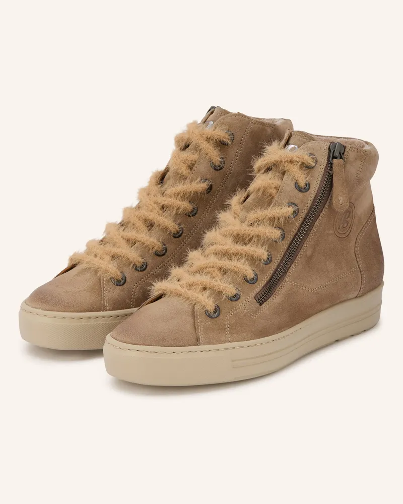 paul green Hightop-Sneaker beige Camel