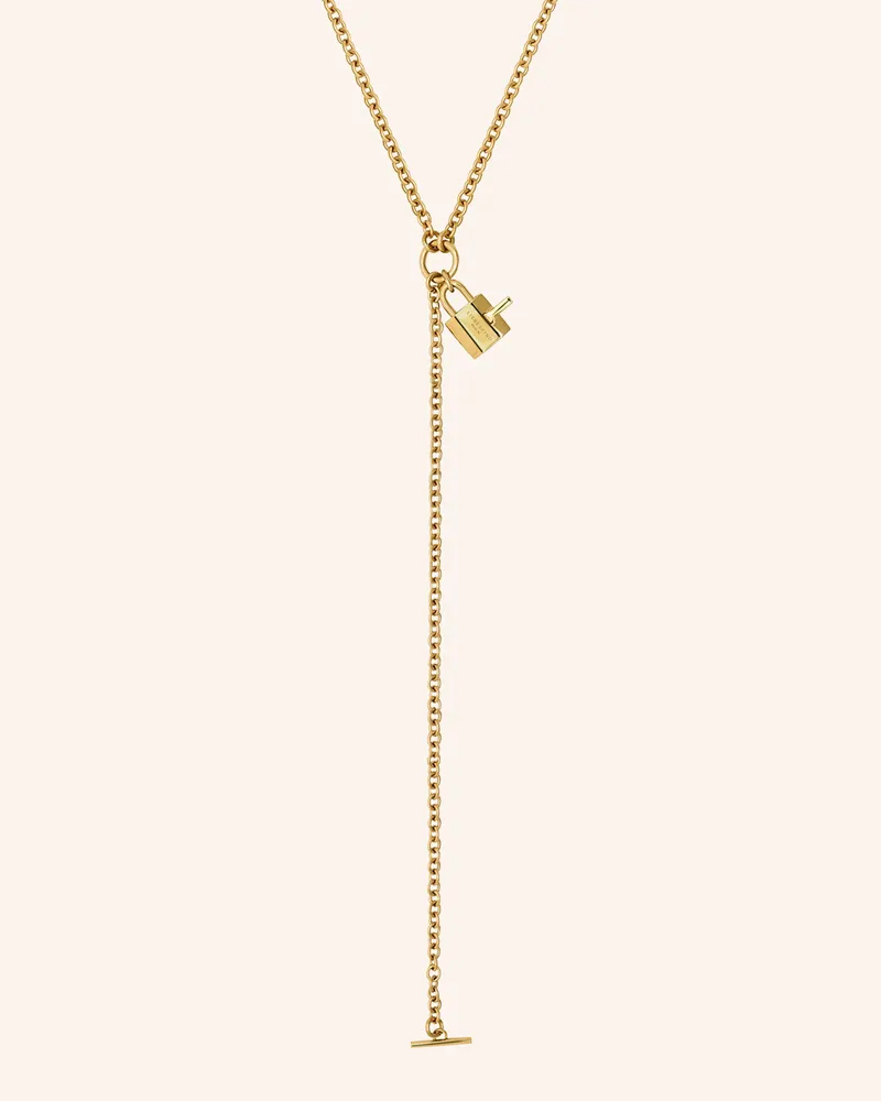 Liebeskind Halskette  aus  Edelstahl Gold