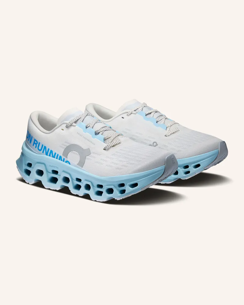 ON Laufschuhe Cloudmonster 3 beige Weiss