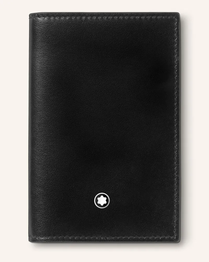 Montblanc Kartenetui Meisterstück schwarz Schwarz